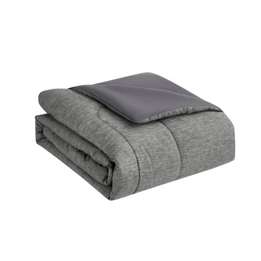 Super Soft Microfiber Reversible Comforter, Full/… - image 3